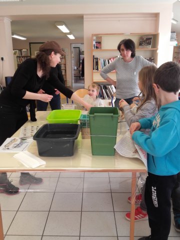 Atelier papier recyclé